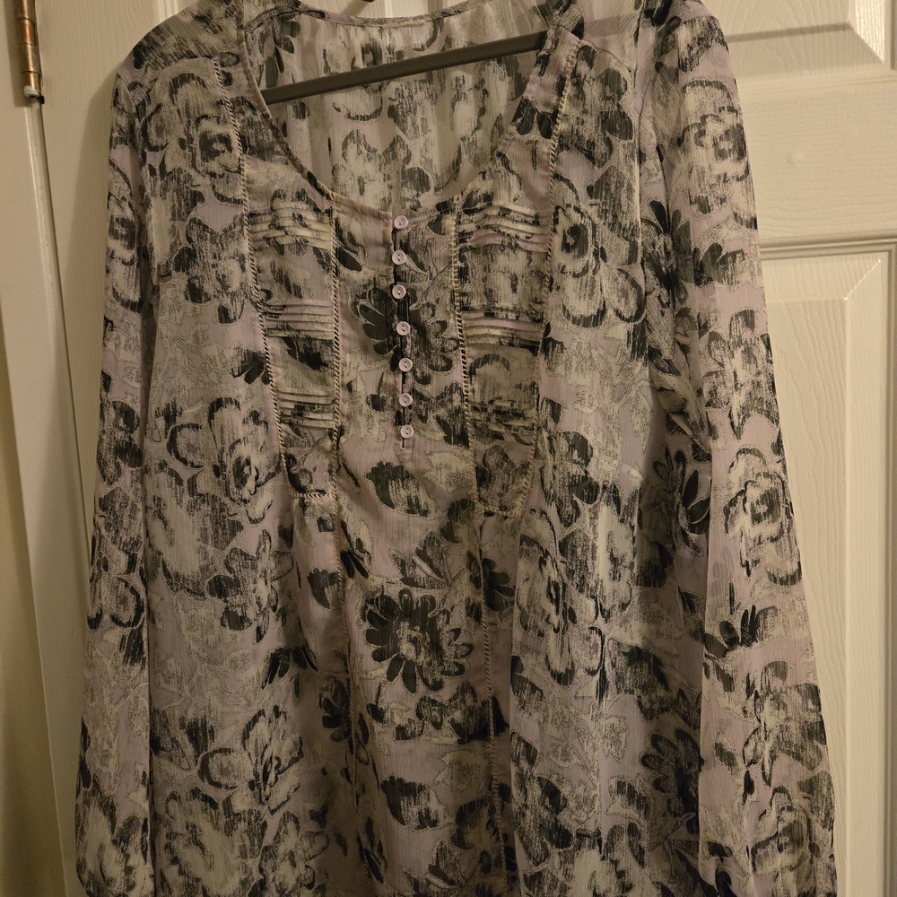 Floral Print Women's Top